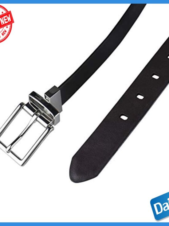 Reversible Dress Belt for Jeans and Trousers, Regular and Plus Sizes